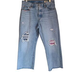 levi's 501 150th anniversary edition 90s novel tea denim jeans size 30